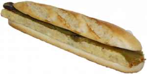 Bocadillo de Tortilla de Patatas y Pimiento