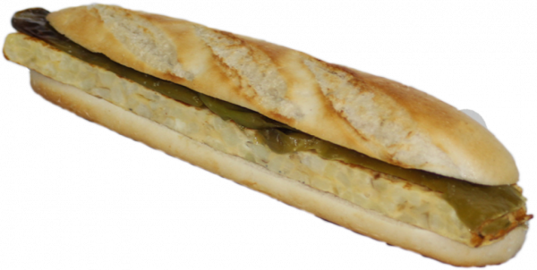Bocadillo de Tortilla de Patatas y Pimiento