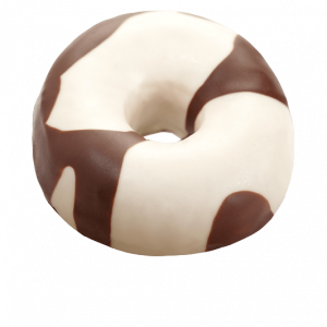 Donut Blanco y Negro