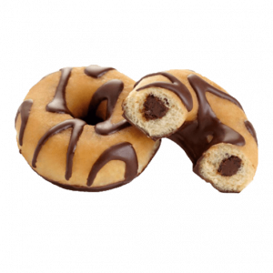 Donut rayado bombón