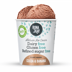 Cacao & Plátano Veganos sin Gluten y sin Azúcar